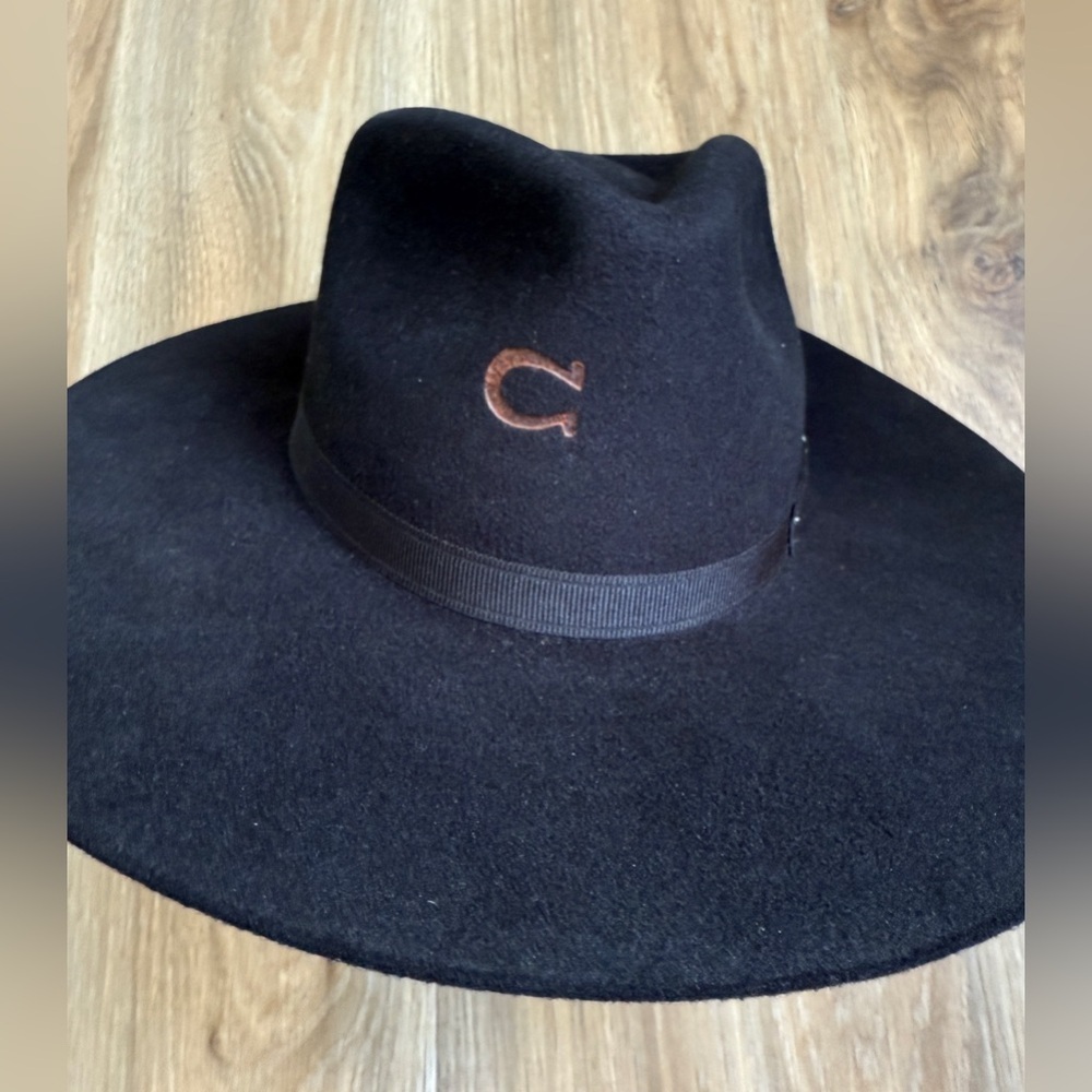Charlie 1 Horse Highway Jr Youth Black Wool Fashion Hat One Size